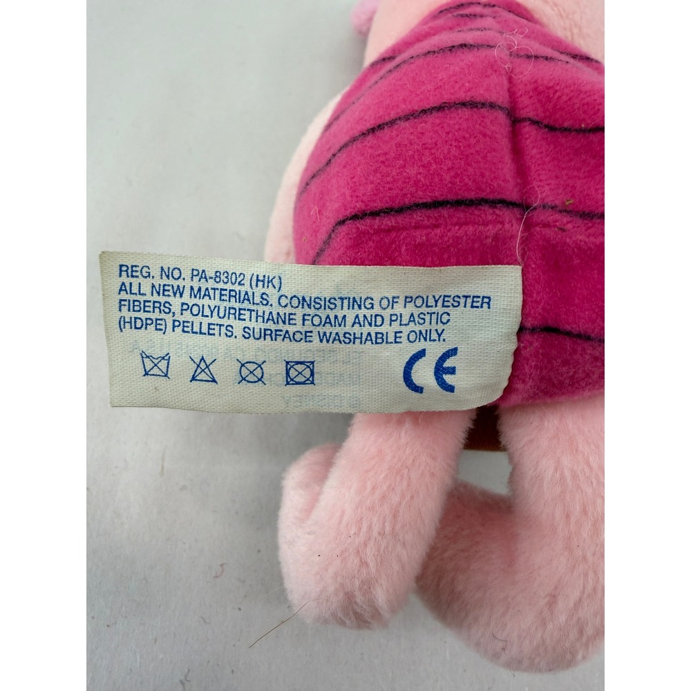 Disney Mattel Star Bean Piglet Plush Holding Treasure Chest Pink Winnie the Pooh - Picture 6 of 9
